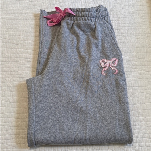 Victoria’s Secret Pink x LoveShackFancy Gray Sweatpants - Picture 4 of 8